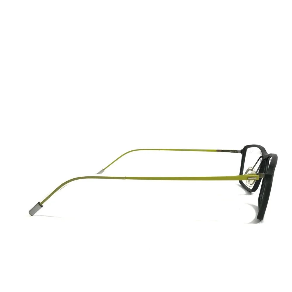 Airflex Eyeglasses Frames AF2611B C10 Matte Black Green Rectangle 53-16-135